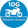 Resistente a la vibración de hasta 10G