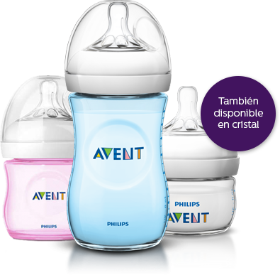  Philips AVENT Biberón de cristal natural con pezón de