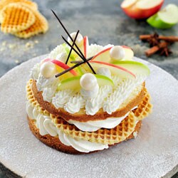 Apple crisp cookie cake