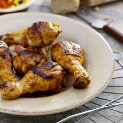 Spicy Drumsticks with Barbecue Marinade