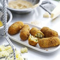 Potato Croquettes with Parmesan Cheese