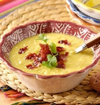 Sweet Corn Soup With Bacon | Philips Chef Recipes